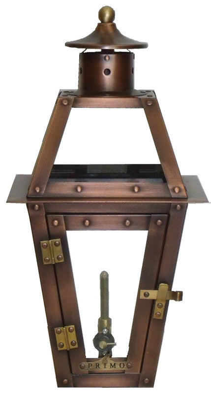Primo Lanterns Pl-15 15" Height Csa Designed Certified Outdoor Wall Mounted Gas Lantern From The Orleans Collection