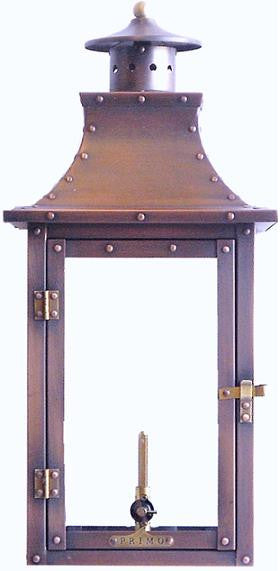Primo Lanterns Pl-21 Traditional / Classic 21" Height Csa Designed Certified Outdoor Wall Mounted Gas Lantern From The Bourbon Collection