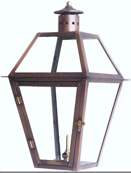 Primo Lanterns Pl-22 Traditional / Classic 24" Height Csa Designed Certified Outdoor Wall Mounted Gas Lantern From The Bourbon Collection.