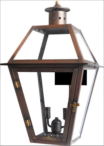 Primo Lanterns Pl-22e Traditional / Classic 24" Height Csa Designed Certified Outdoor Wall Mounted Electric Lantern With 2 Light Cluster From The Bour