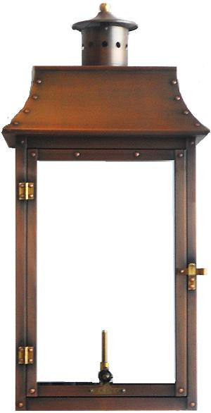 Primo Lanterns Pl-26 Traditional / Classic 26" Height Csa Designed Certified Outdoor Wall Mounted Gas Lantern From The Bourbon Collection