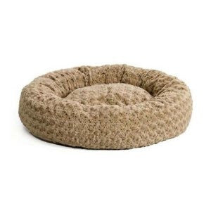 Quiet Time Deluxe Bagel Bed Taupe Ombré Swirl 28.5" X 28.5" X 8"