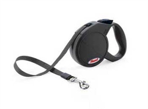 Flexi Usa Durabelt-xs-bk Durabelt Retractable Belt Leash Extra Small Black 10 Feet Up To 26 Lbs.