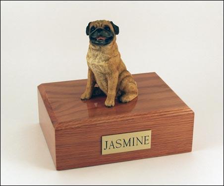 Pug, Sitting Tr200-344 Figurine Urn