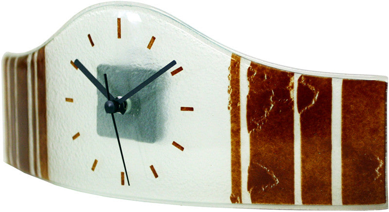 River City Clocks Gwr-06 Wall Or Mantel Red Watch Shaped Glass Clock