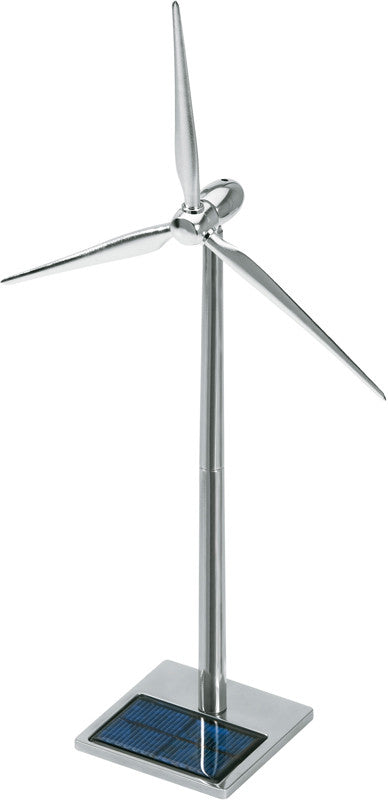 Aluminum Solar-powered Wind Turbine - 19 Inches Tall