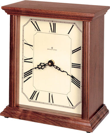 Bradford 370033 The Hudson Mantle Clock Walnut Finish
