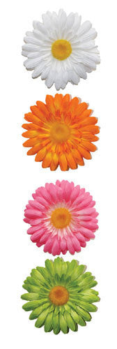 3-d Gerber Daisy Peel & Stick Wall Decals (acc0001f3d)