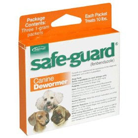 Safe-guard (fenbendazole 22.2%) Canine Wormer, 1 Gram