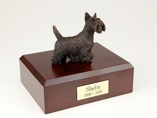 Scottish Terrier, Bronze Tr200-457 Figurine Urn