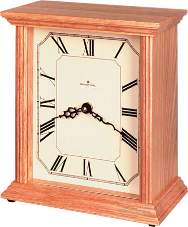 Bradford 370023 The Hudson Mantle Clock Oak Finish