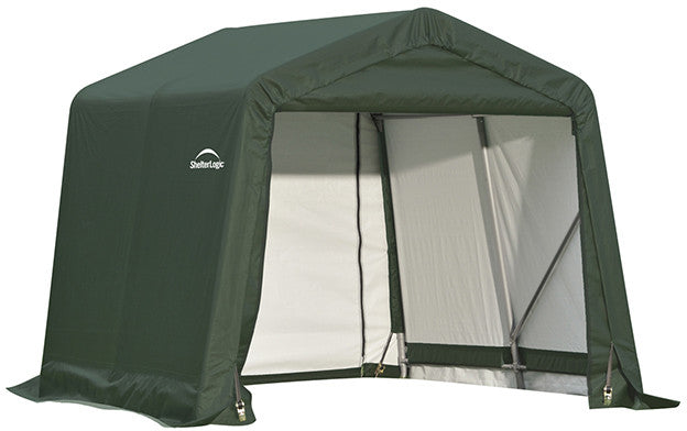 Shelterlogic 71804 8x8x8 Ft. Peak Style Shelter Green