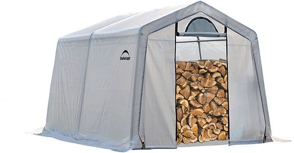 ShelterLogic 90396 Firewood Seasoning Shed 10 x 10 x 8 ft.