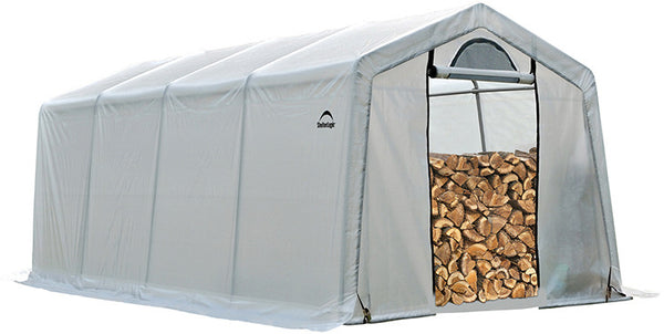 ShelterLogic 90397 Firewood Seasoning Shed 10 x 20 x 8 ft.