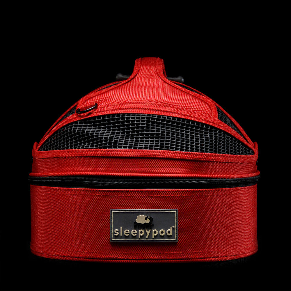 Sleepypod Mini Sm-red Mobile Pet Bed (strawberry Red) Small