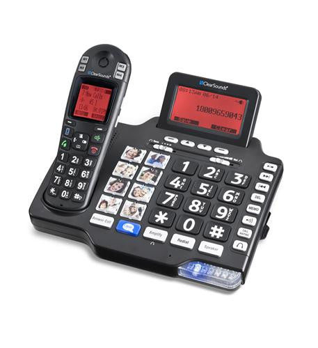 Clear Sounds Cls-a1600bt Dect Amplified Deluxe Phone With Bt