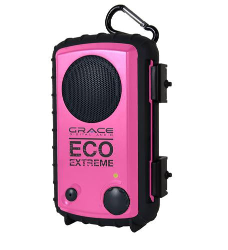 Grace Digital Audio Gdi-aqcse106 Water Tight Speaker Case In Pink