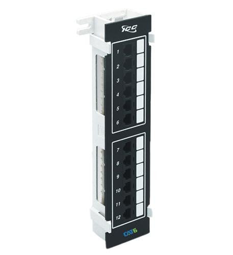 Icc Icc-icmpp12v60 Patch Panel, Vertical, Cat 6, 12-port