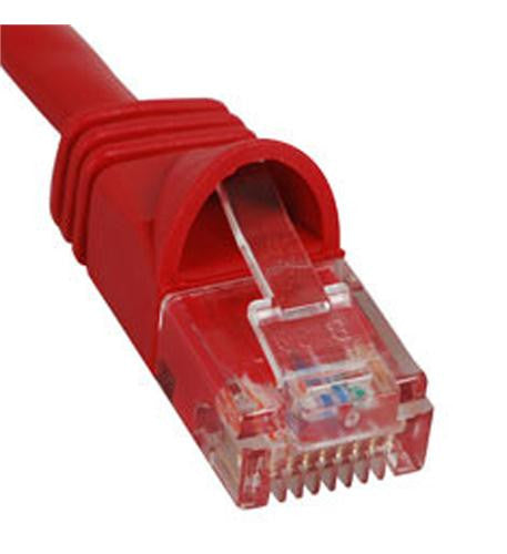 Icc Icc-icpcsk01rd Patch Cord, Cat 6 Booted, 1 Ft, Red