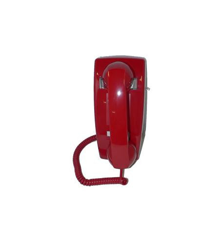 Cortelco Itt-2554ndl-rd 255447-vba-ndl Wall No Dial Red