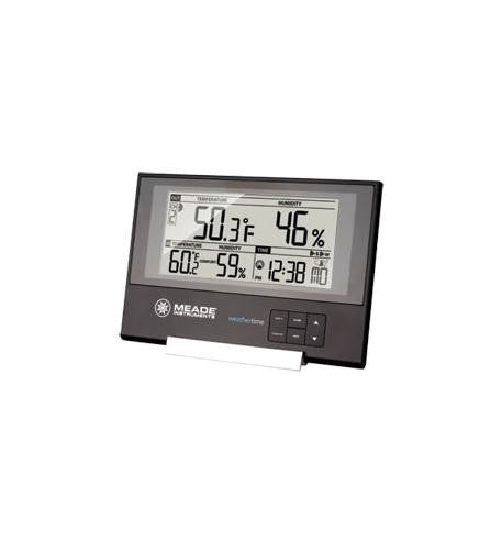 Meade Instruments Corporation Mea-te256w Slim Line Station With In/out Temp/humid