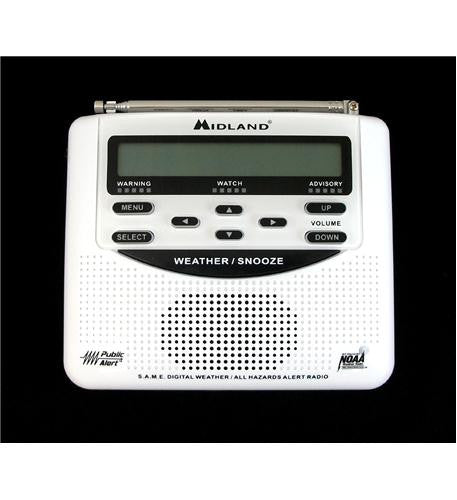 Midland Radio Mid-wr-120b Same Weather Alert Trilingual Monitor
