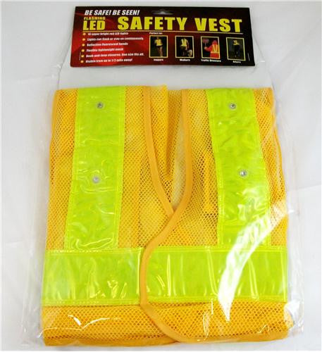 Maxsa Innovations Mxs-20026 Reflective Safety Vest With 16 Led Light
