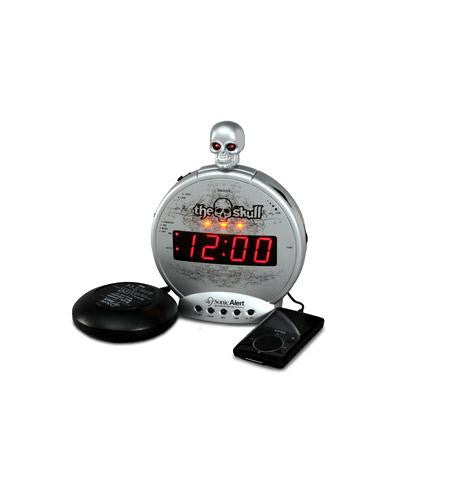 Sonic Bomb Sa-sbs550bc The Skull Mp3/i-pod Alarm W/shaker