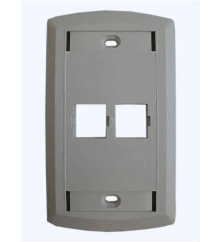 Suttle 1 Se-star500s2-85 Suttle 2 Outlet Faceplate-white