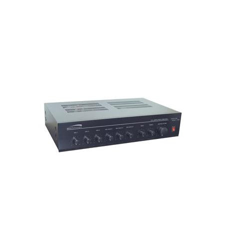 Speco Spc-pmm120a 120w Pa Mixer Power Amplifier W/ 6 Input