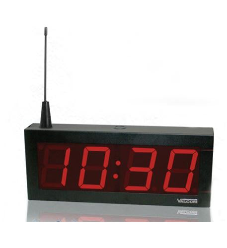 Valcom Vc-v-dw2440 4.0" Wireless Digital Clock, 24v