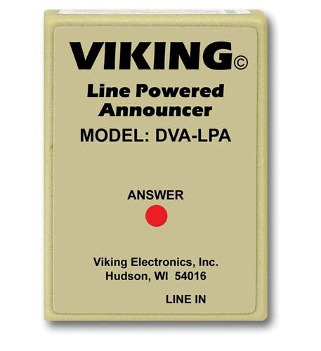 Viking Electronics Vk-dva-lpa Phone Line Powered Digital Voice