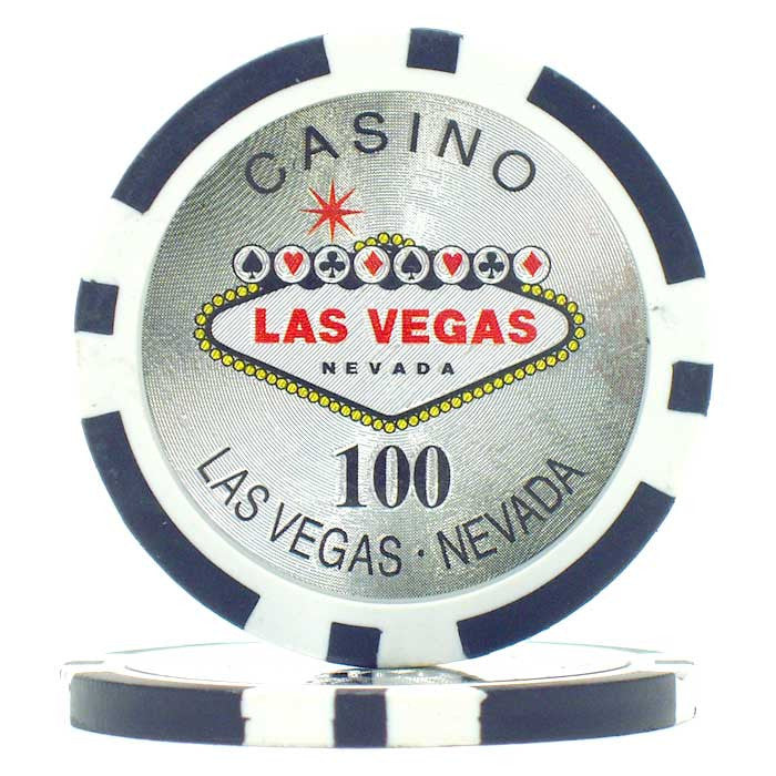 Trademark Poker 10-0700 15g Clay Welcome To Las Vegas Chip - Laser