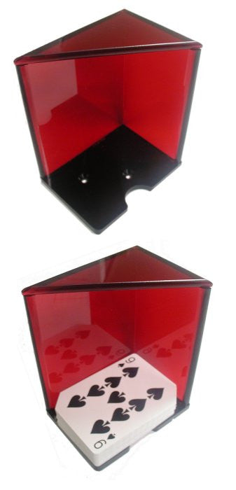 10-2030red 6 Deck Discard Holder (red) With Top