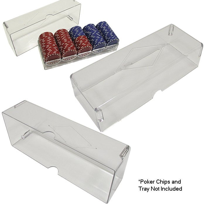 Trademark Poker 10-5030cover Clear Acrylic Chip Rack Cover