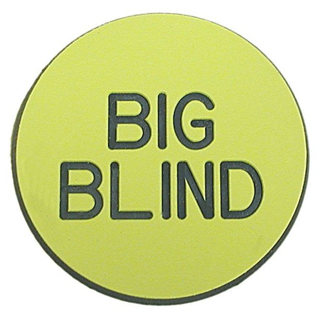Trademark Poker 10-bgblnd Big Blind Button For Poker Game