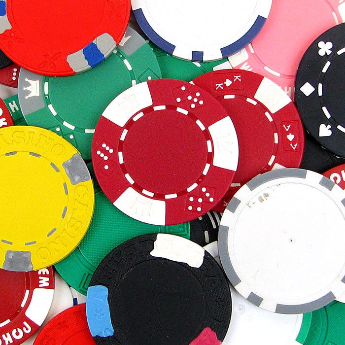 Trademark Poker 10-chips Assorted Poker Chips With Imperfections