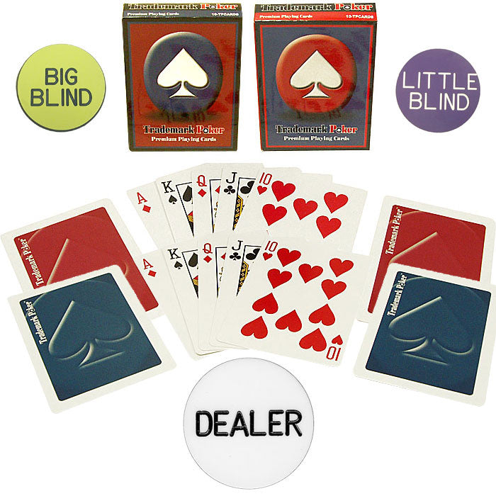 Trademark Poker 10-dealerkit Poker Chip Set Accessories