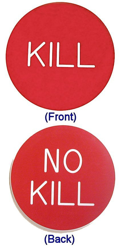 Trademark Poker 10-nokill Kill / No Kill Button For Poker Game