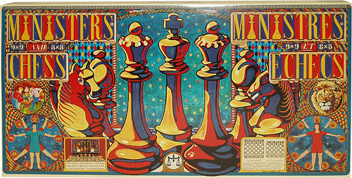 1524129 Ministers Chess Set - Standard Chess With A Twist!!