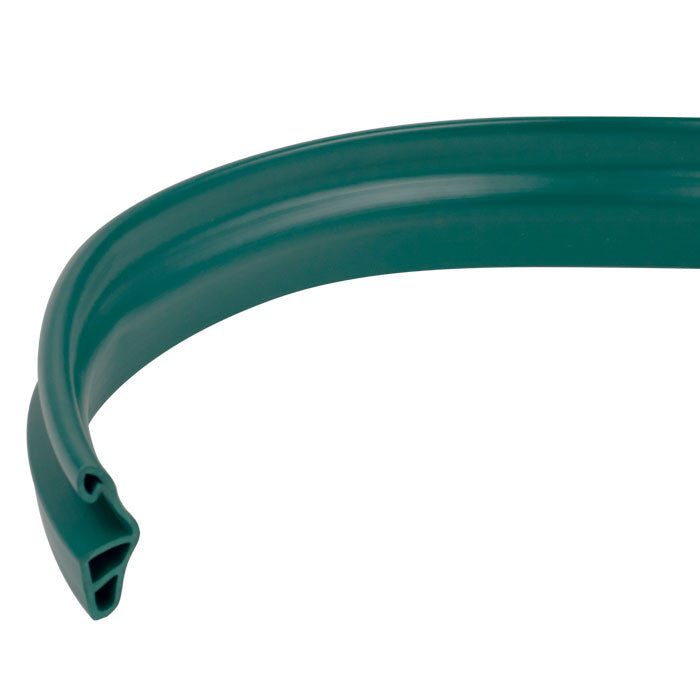 2133292 Casino Grade Green Craps Rubber Top Rail (sold By Foot)