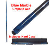 Trademark Commerce 40-tiblu Metallic Blue Titanium Pool Cue Billiard Stick