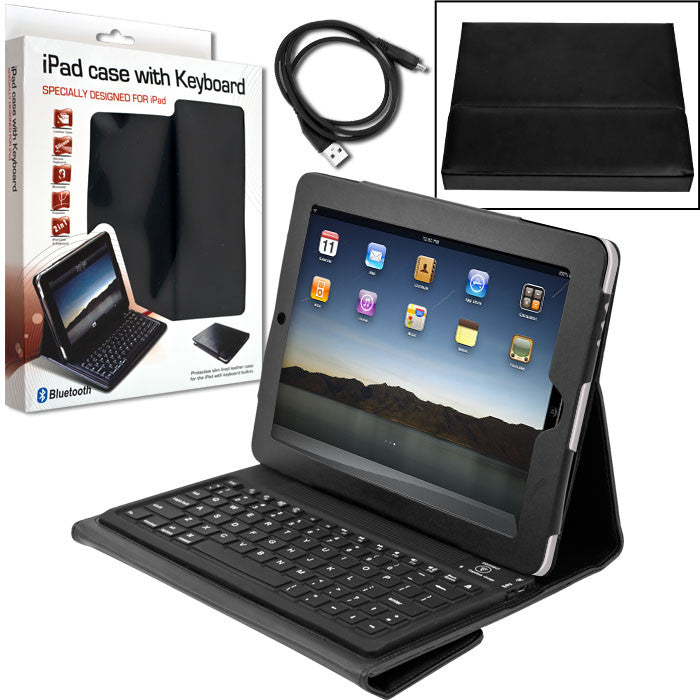 Trademark Commerce 72-ls06 Ipad Bluetooth Keyboard & Protective Case By Laptop Buddyt