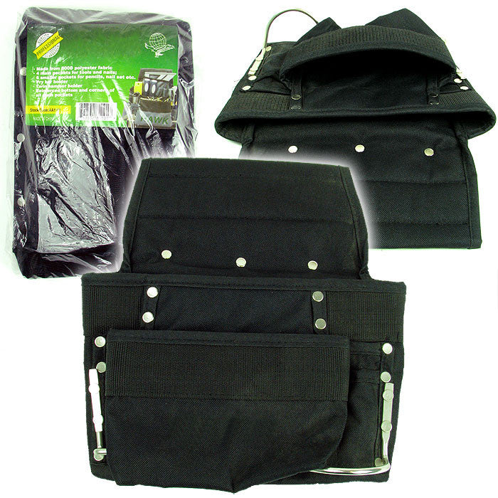 Trademark Commerce 75-1101 Trademark Tools Professional Grade Black 8 Pocket Tool Bag