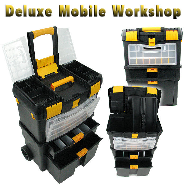 Trademark Commerce 75-2050 Trademark Tools Deluxe Mobile Workshop And Toolbox