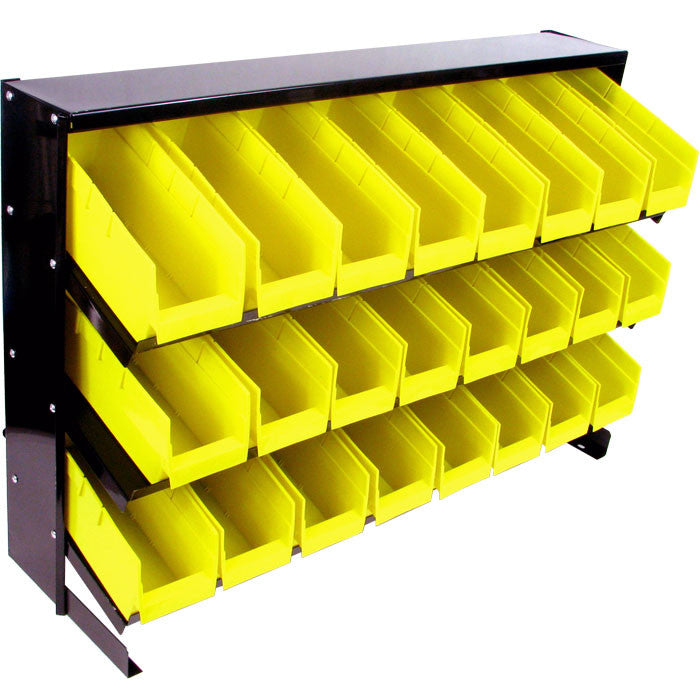 Trademark Commerce 75-24bin Trademark Tools 24 Bin Parts Storage Rack Trays