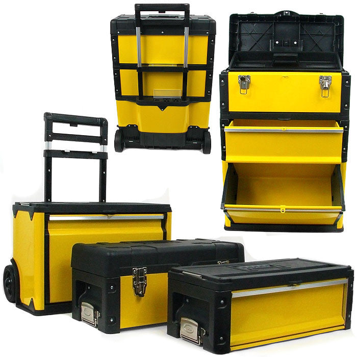 Trademark Commerce 75-4650 Trademark Tools Oversized Portable Tool Chest - Three Tool