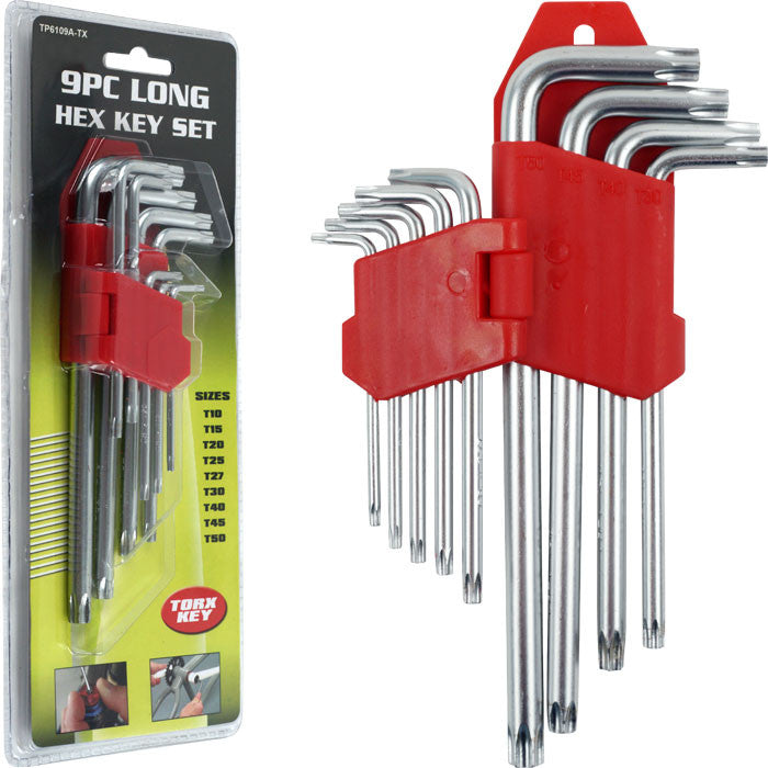 Trademark Tools 75-6109tx Trademark Tools 9 Piece Long Torx Key Set - 9 Pc.