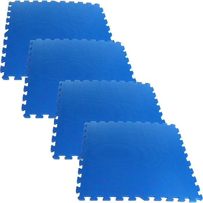 Trademark Commerce 75-6401 Trademark Tools Ultimate Comfort Blue Foam Flooring - 16 Sq