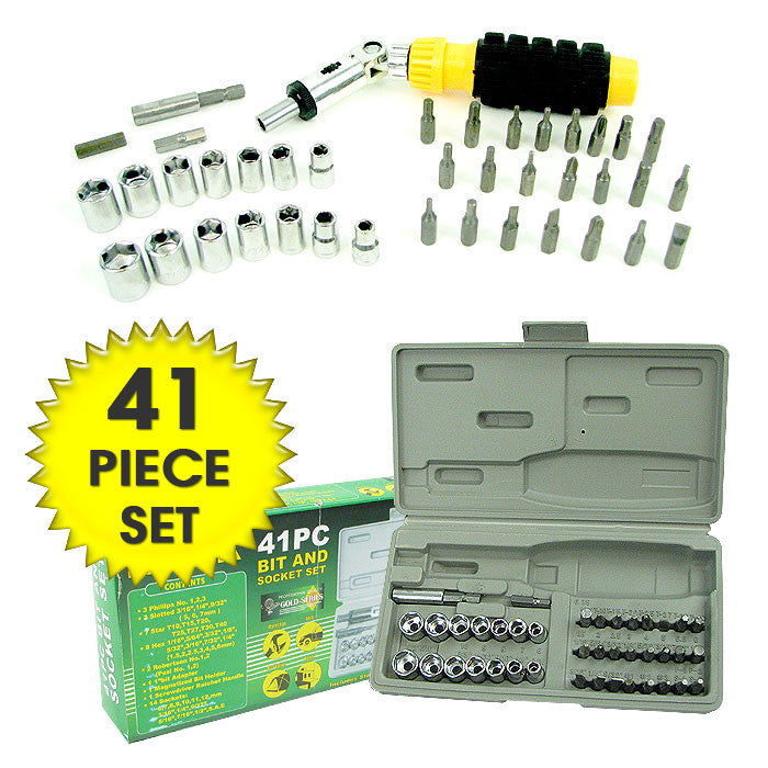 Trademark Tools 75-8041a Trademark Tools 41 Piece Professional Screwdriver Bit & Soc